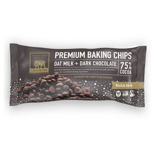 Endangered Species™ Oat Milk + 75% Dark Chocolate Baking Chips