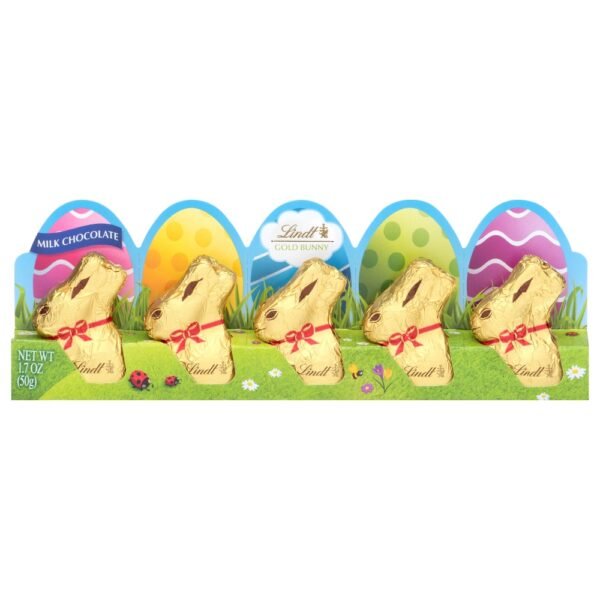 Lindt GOLD BUNNY Milk Chocolate Easter Candy Mini Bunny Pack