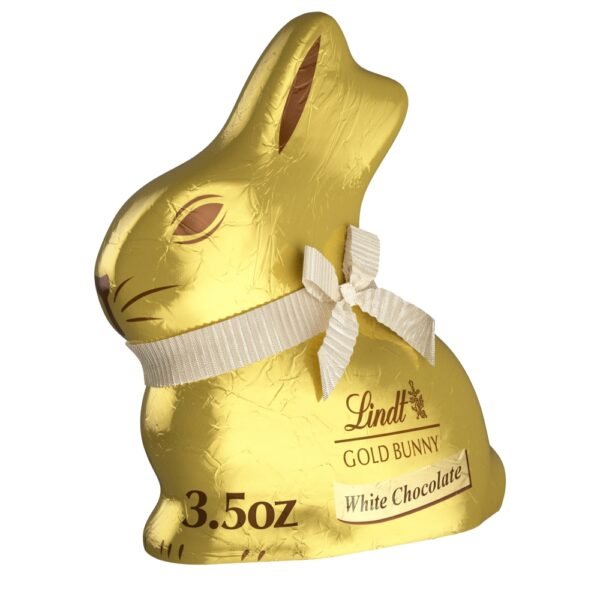 Lindt GOLD BUNNY White Chocolate Easter Candy Bunny