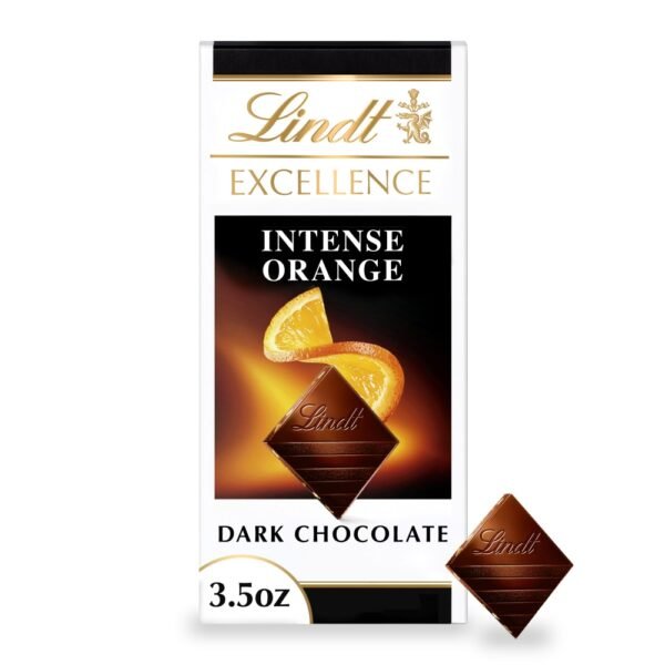 Lindt EXCELLENCE Intense Orange Dark Chocolate Candy Bar