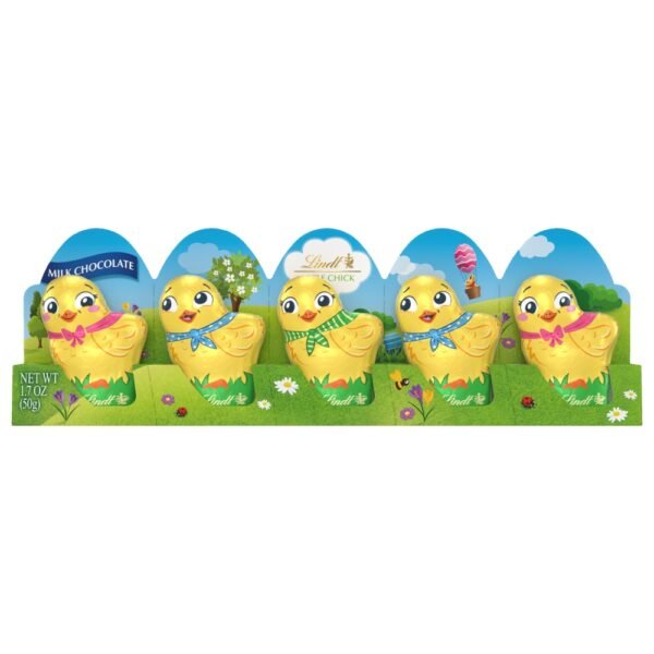 Lindt Mini Chicks Milk Chocolate Easter Candy Pack