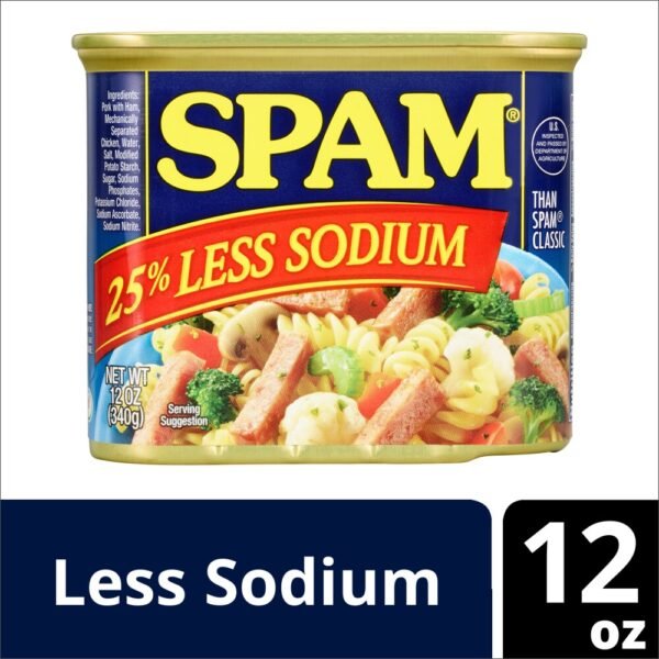 SPAM® 25% Less Sodium Canned Luncheon Meat