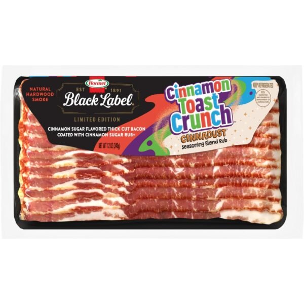 Hormel® Black Label® Cinnamon Toast Crunch™ Bacon