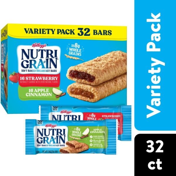 Kellogg's Nutri-Grain Breakfast Bars Variety Pack
