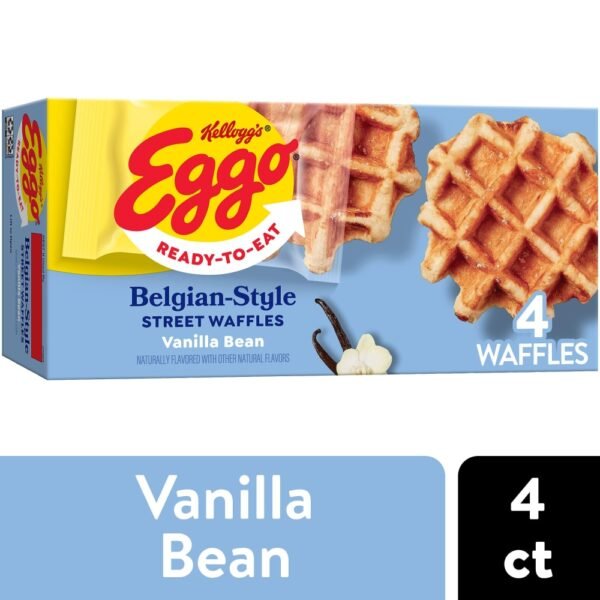 Kellogg's® Eggo® Liege Vanilla Bean Frozen Belgian-Style Street Waffles