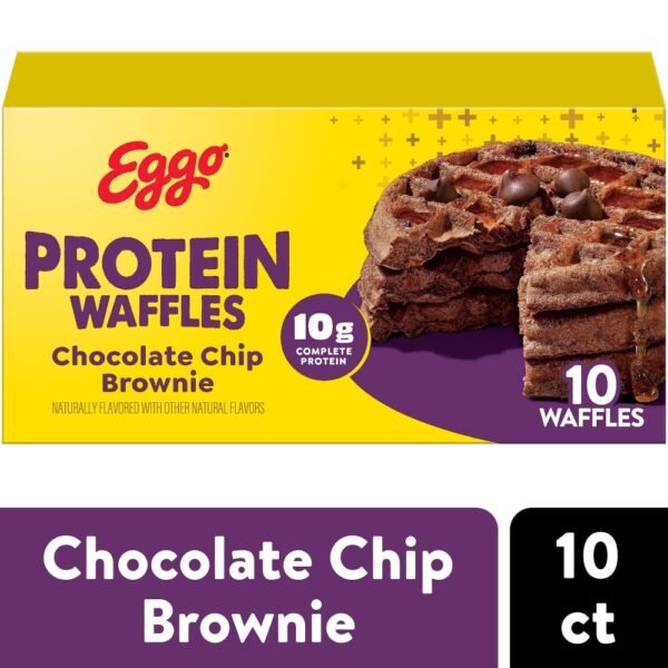 Kellogg's® Eggo® Protein Chocolate Chip Brownie Frozen Waffles