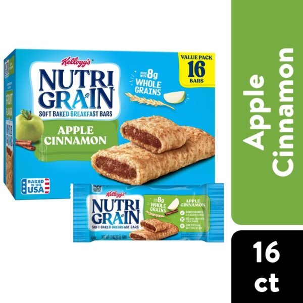 Kellogg's Nutri-Grain Apple Cinnamon Breakfast Bars