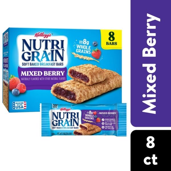 Kellogg's Nutri-Grain Mixed Berry Breakfast Bars