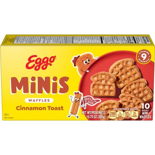 Kellogg's® Eggo® Minis Cinnamon Toast Frozen Waffle Bites