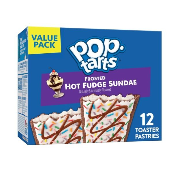 Kellogg's Pop-Tarts Frosted Hot Fudge Sundae Toaster Pastries