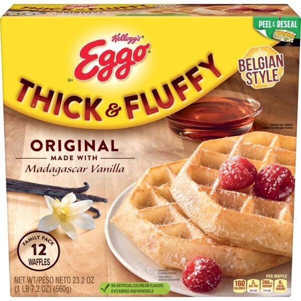 Kellogg's® Eggo® Thick and Fluffy Original Family Pack Frozen Waffles