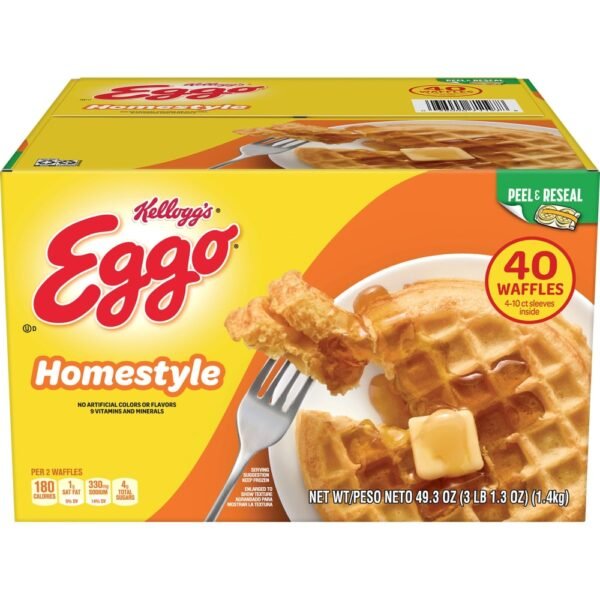 Kellogg's® Eggo® Homestyle Easy Breakfast Frozen Waffles
