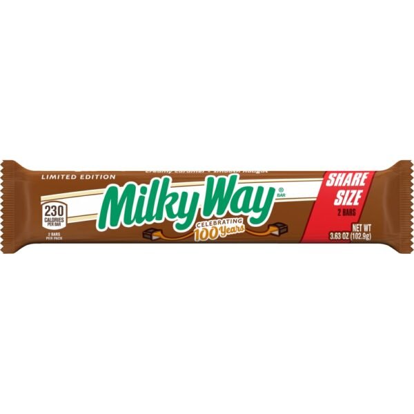 Milky Way Milk Chocolate Caramel Candy Share Size Bars
