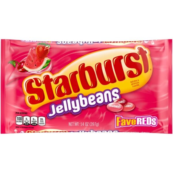 Starburst FaveREDs Jelly Beans Easter Candy Bag