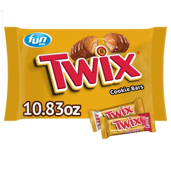 Twix Fun Size Caramel Cookie Chocolate Bulk Candy Bag