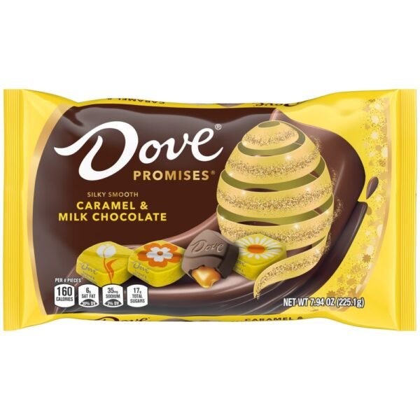 Dove Promises Easter Candy Caramel & Milk Chocolate Candy Assortment Bag