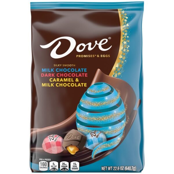 Dove Easter Assorted Dark Chocolate Milk Chocolate & Caramel Milk Chocolate Candy Mix Bag