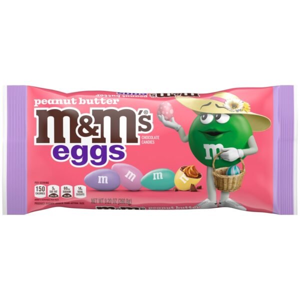 M&M'S Peanut Butter Eggs Pastel Blend Easter Candy Bag