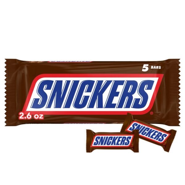 Snickers Fun Size College Basketball Milk Chocolate Candy Bars Bag