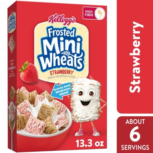 Kellogg's® Frosted Mini-Wheats Strawberry Cereal
