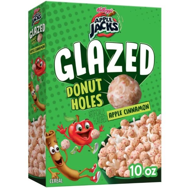 Kellogg's® Apple Jacks Glazed Donut Holes Apple Cinnamon Cereal