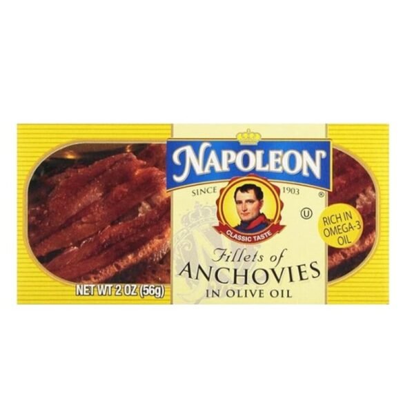 Napoleon Flat Anchovies in Olive Oil