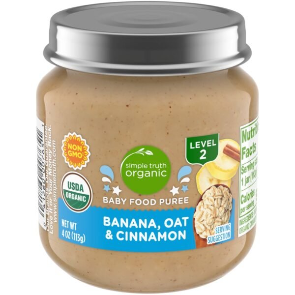 Simple Truth Organic® Banana Oat & Cinnamon Stage 2 Baby Food