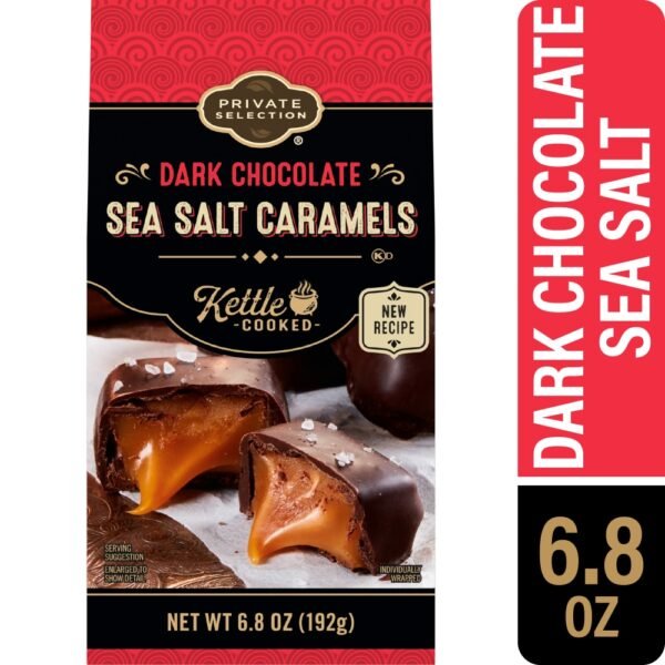 Private Selection® Dark Chocolate Caramels With Sea Salt