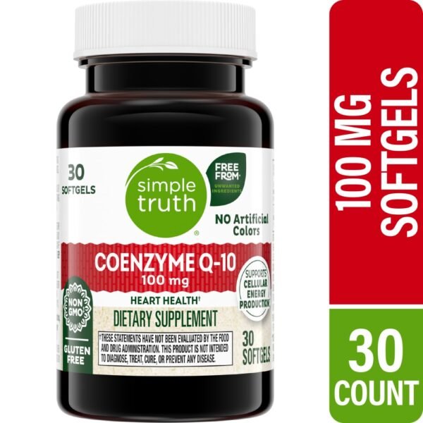 Simple Truth® CoQ10 Softgels 100 mg