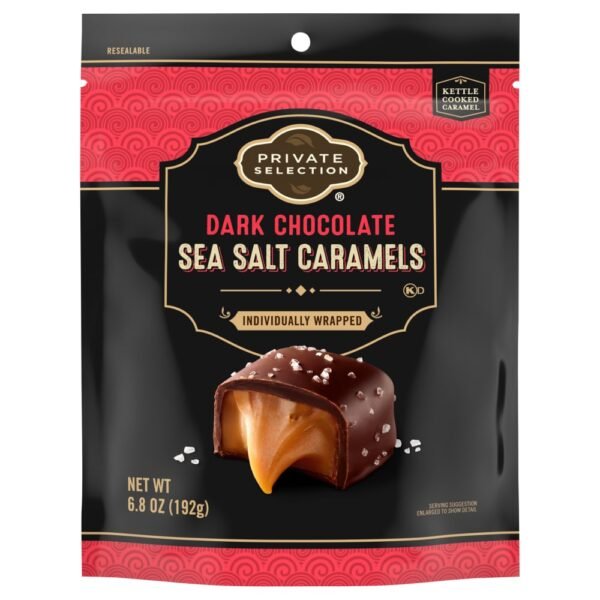 Private Selection® Dark Chocolate Sea Salt Caramels
