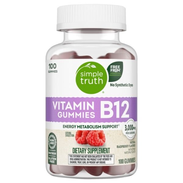 Simple Truth® Vitamin B12 Gummies Raspberry 3000mcg