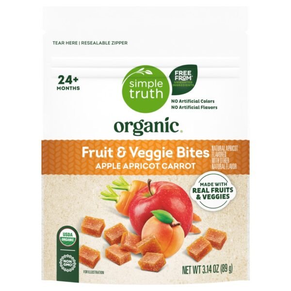 Simple Truth Organic® Fruit & Veggie Bites Apple Apricot Carrot