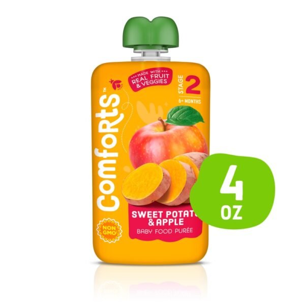 Comforts™ Sweet Potato & Apple Stage 2 Baby Food Puree Pouch
