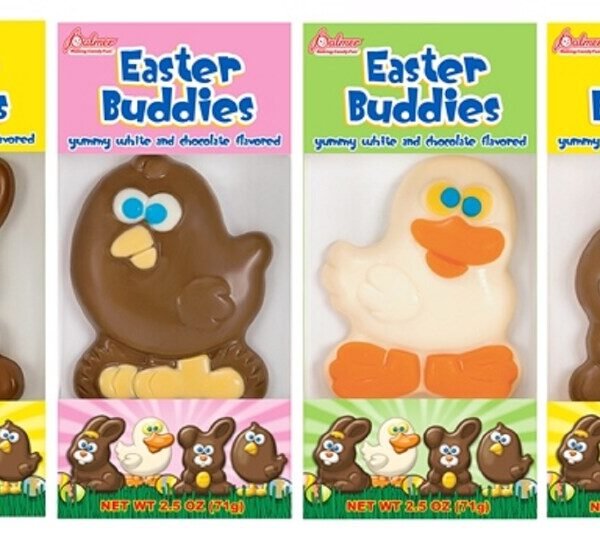 R.M. Palmer Easter Buddies Decorated Chocolate Candy - Assorted