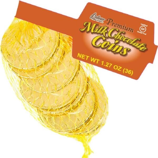 R.M. Palmer Milk Chocolate Gluten Free Premium Candy Coins