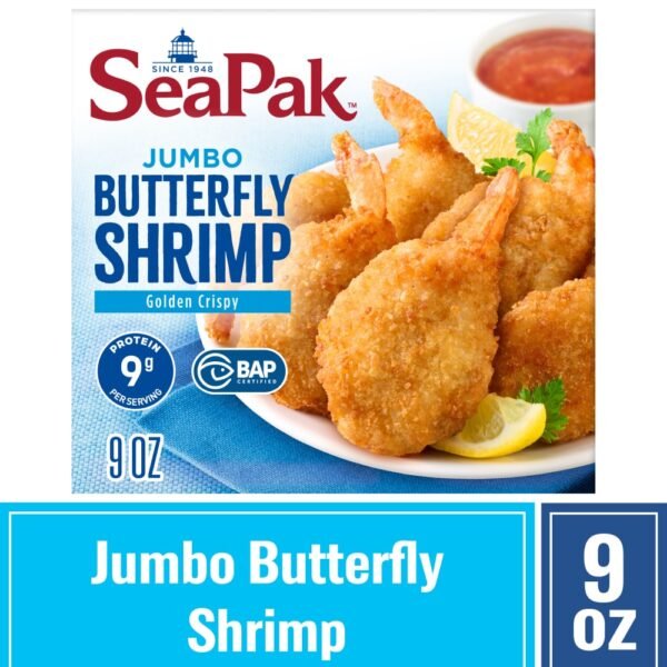 SeaPak Jumbo Crispy Breaded Butterfly Shrimp