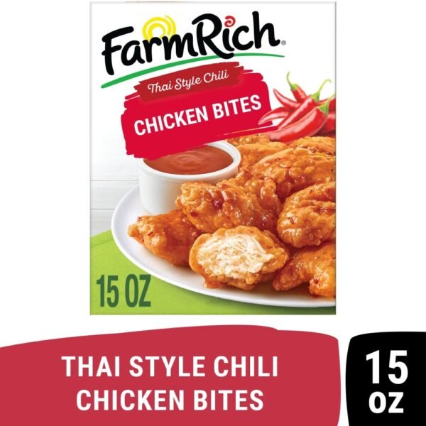 Farm Rich Sweet Thai Style Chili Sauced Chicken Bites