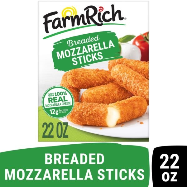 Farm Rich Frozen Breaded Mozzarella Cheese Sticks