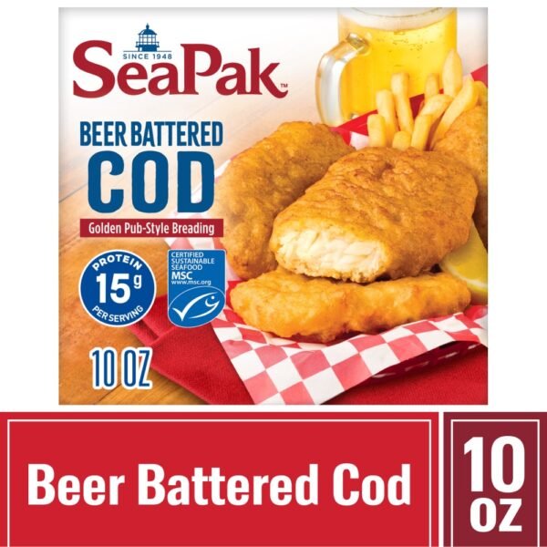 SeaPak Beer Battered Frozen Cod