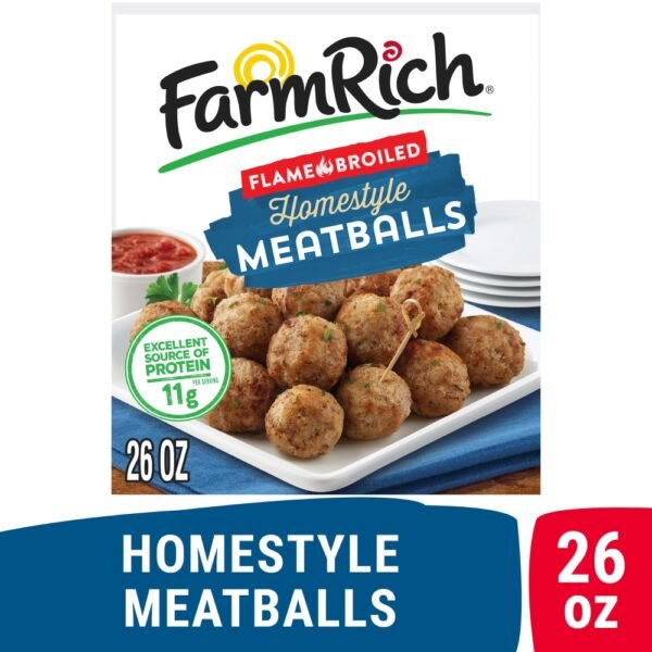 Farm Rich Fully Cooked Homestyle Meatballs