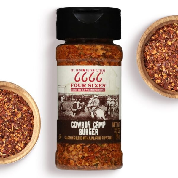 6666 4 Sixes Cowboy Camp All-Purpose Burger Seasoning Blend