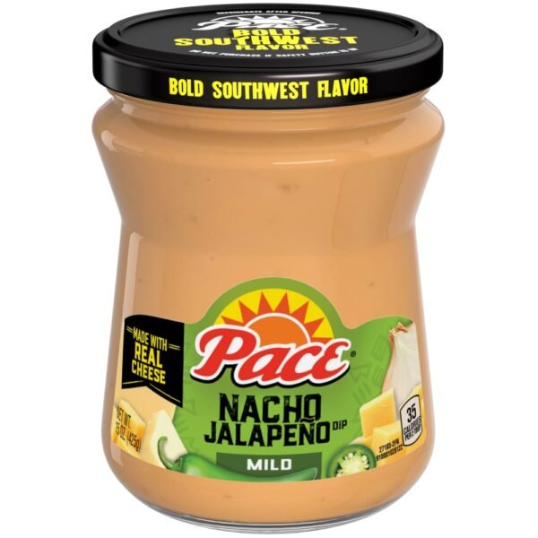 Pace® Mild Nacho Jalapeno Queso Cheese Dip Jar