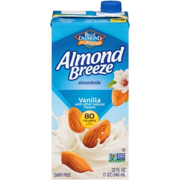 Almond Breeze® Dairy Free Shelf Stable Vanilla Almond Milk Quart