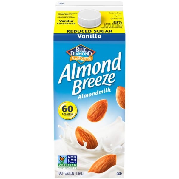 Blue Diamond® Almond Breeze® Dairy Free Reduced Sugar Vanilla Almondmilk