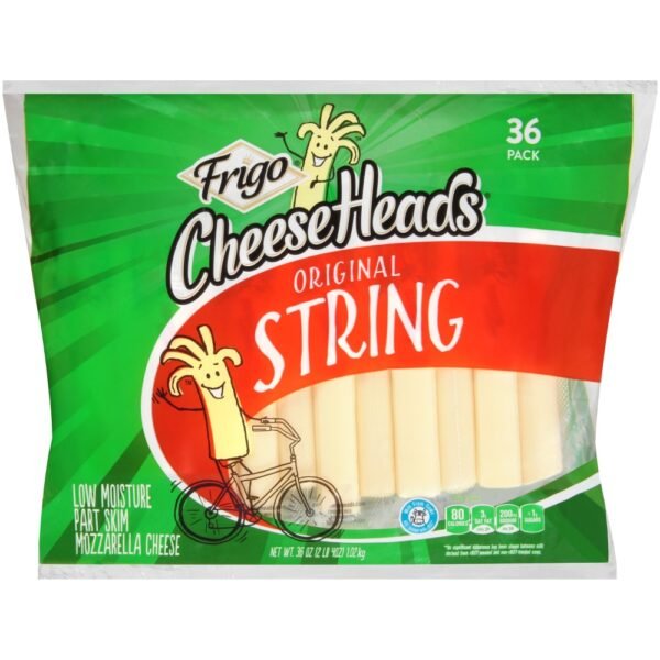 Frigo® Cheese Heads® Original Mozzarella String Cheese Snacks