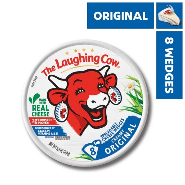 The Laughing Cow® Creamy Original Spreadable Wedge Cheese