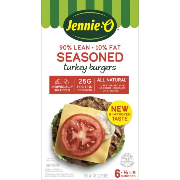 Jennie-O® Frozen Seasoned Turkey Burgers