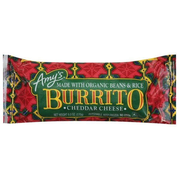 Amy's® Bean & Cheddar Cheese Burrito