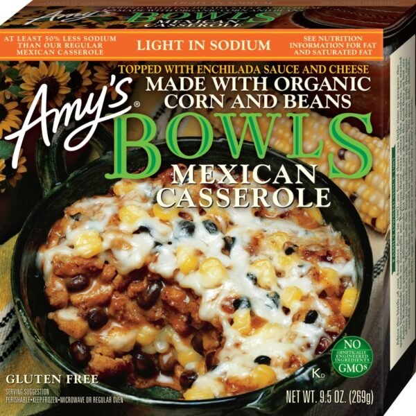 Amy's® Organic Mexican Casserole Bowl Frozen Meal