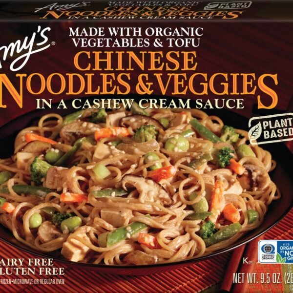 Amy's® Gluten Free Chinese Noodles & Veggies Frozen Meal